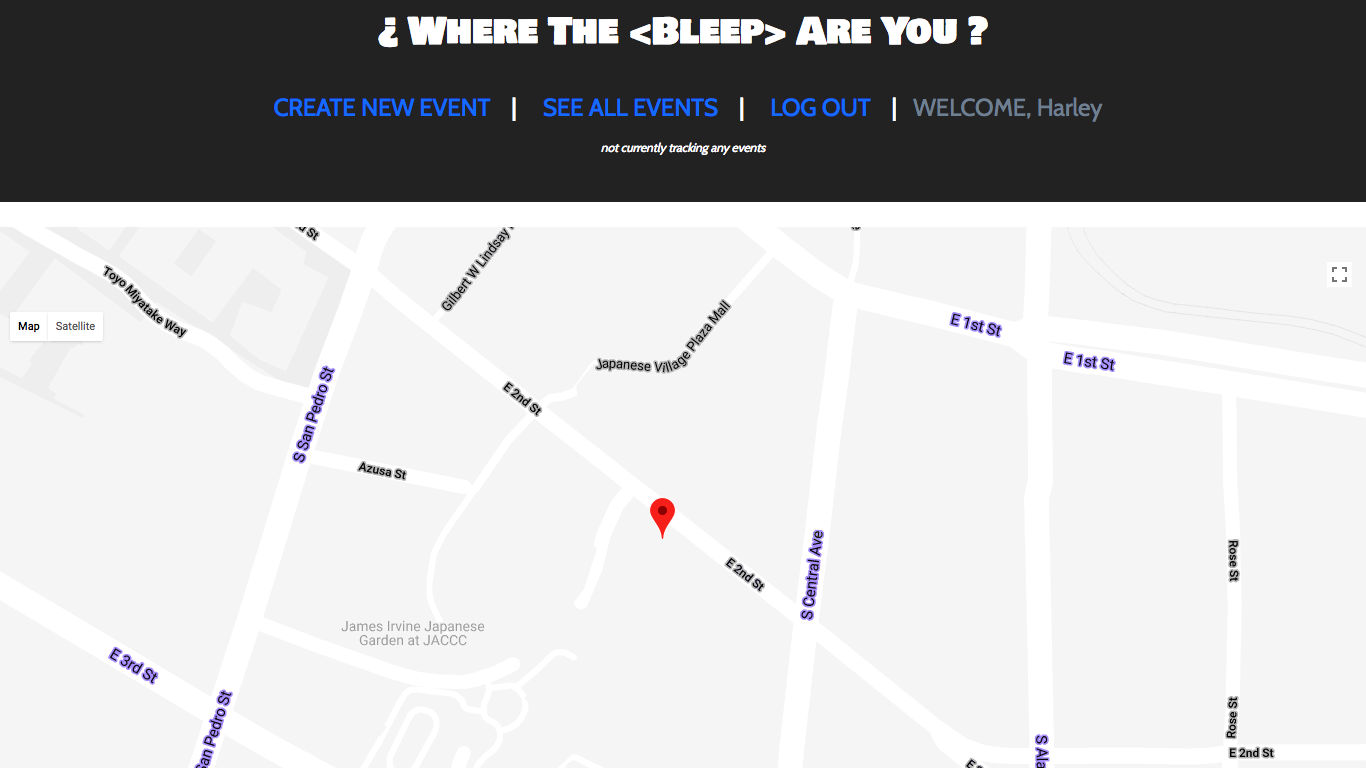 where the bleep are you?
